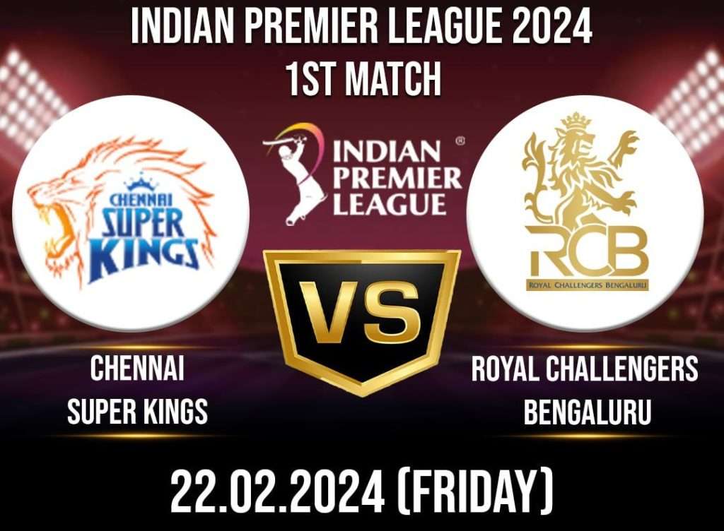 Chennai Super Kings vs Royal Challengers Bangalore | Indian Premier League 2024